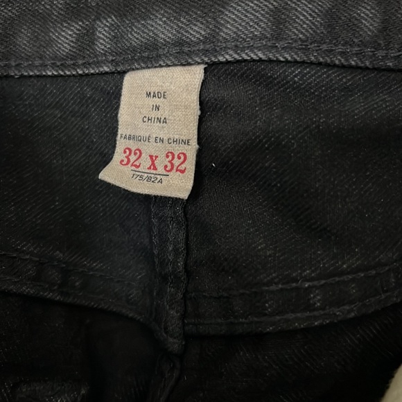 Ralph Lauren Double RL Black vintage jean size 33x32 - Picture 7 of 8